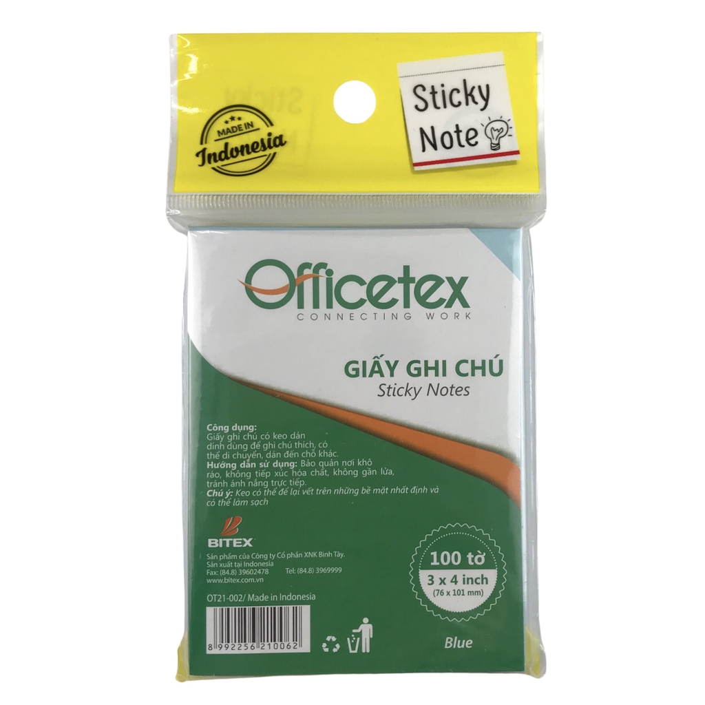 Giấy note Officetex OT21-002 3x4inch (12)