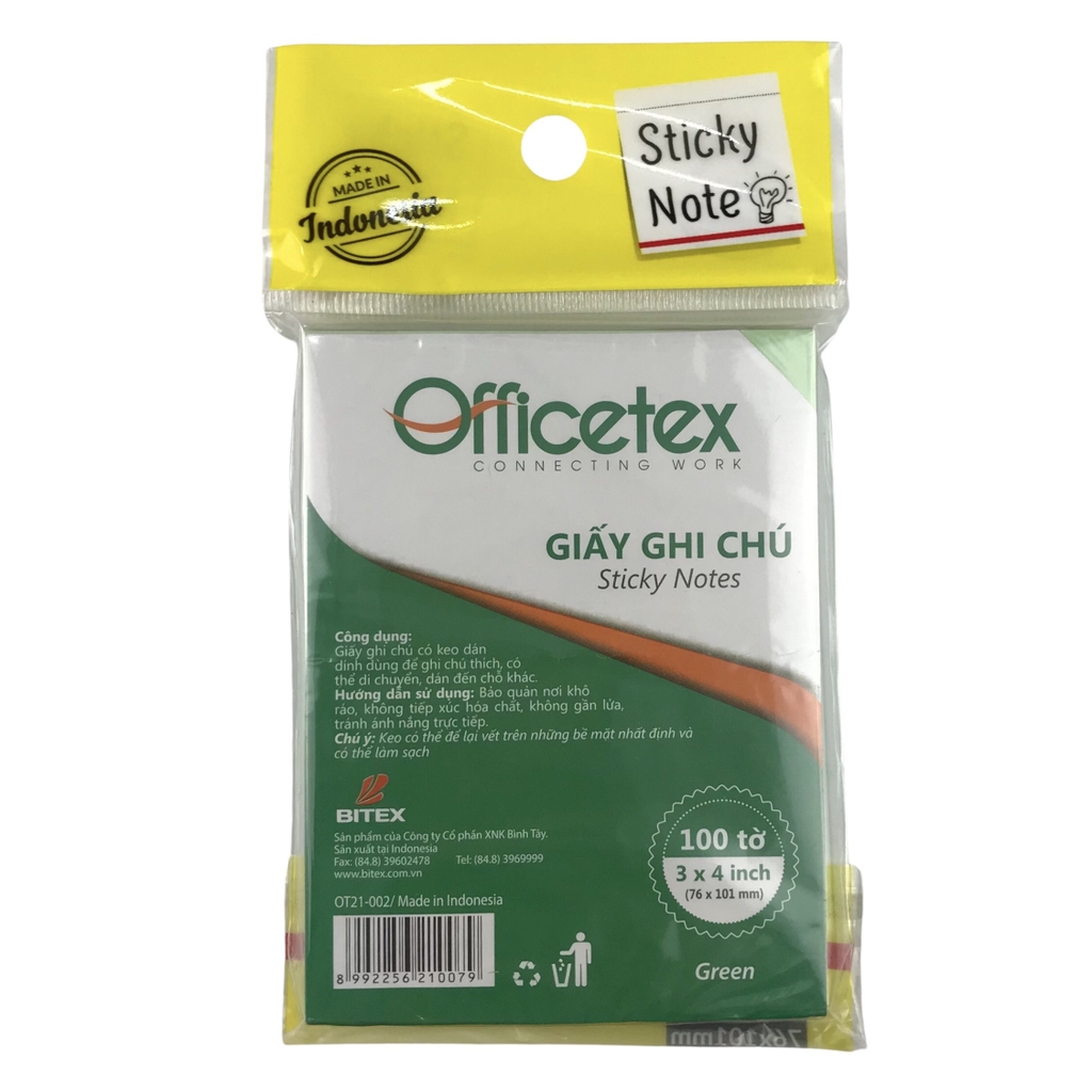 Giấy note Officetex OT21-002 3x4inch (12)