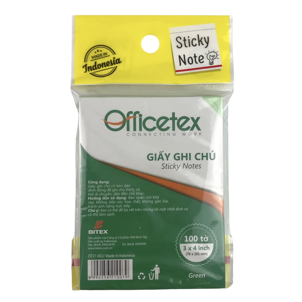 Giấy note Officetex OT21-004 3x2inch (12)