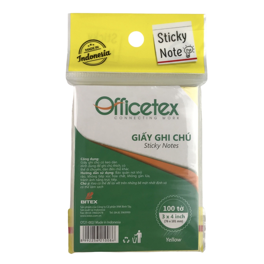 Giấy note Officetex OT21-004 3x2inch (12)