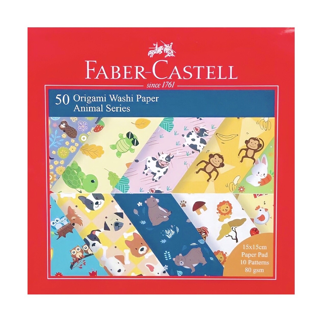 Giấy xếp hình Faber-Castell Origami Washi 50 tờ