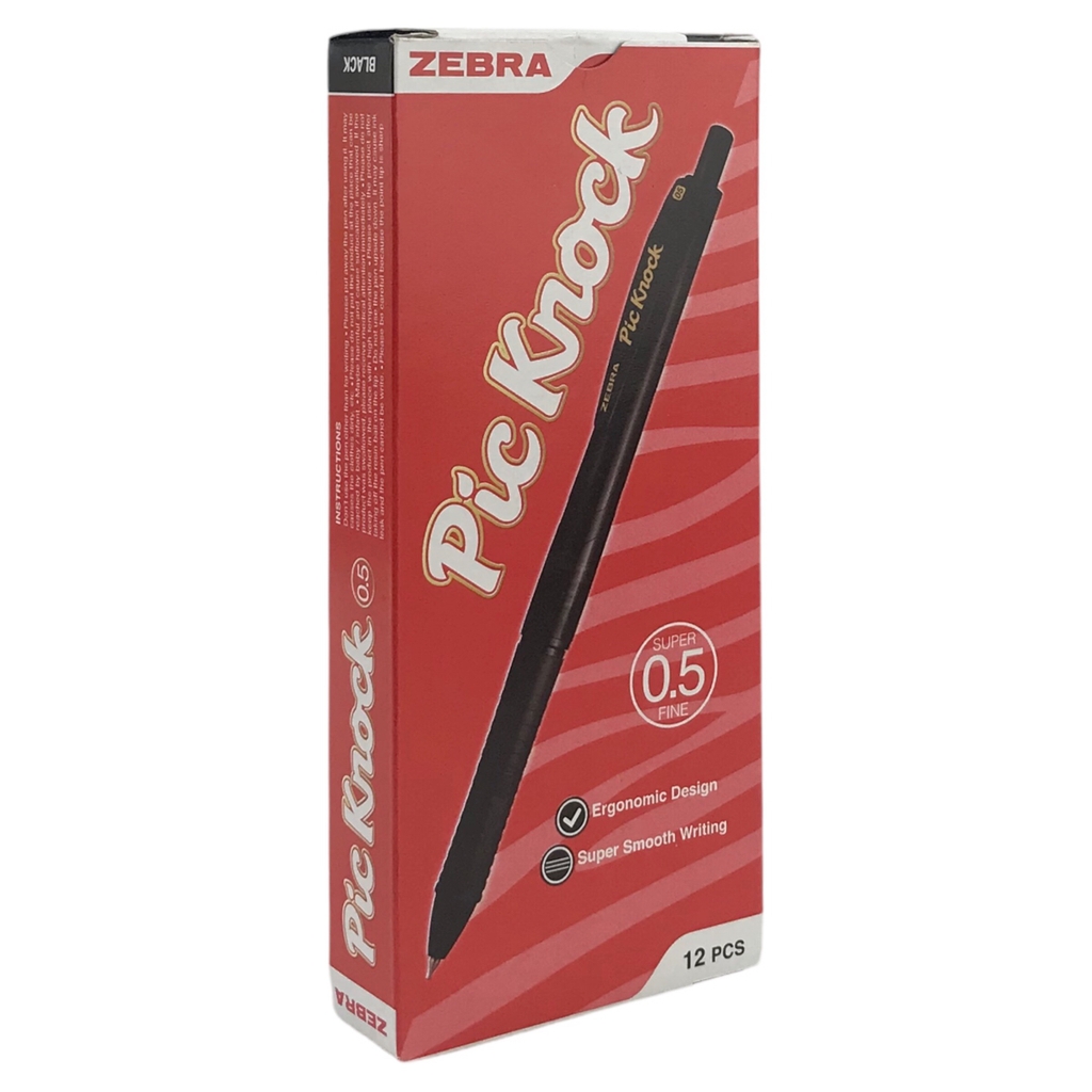 Bút bi Zebra Pic Knock 0.5mm (12)