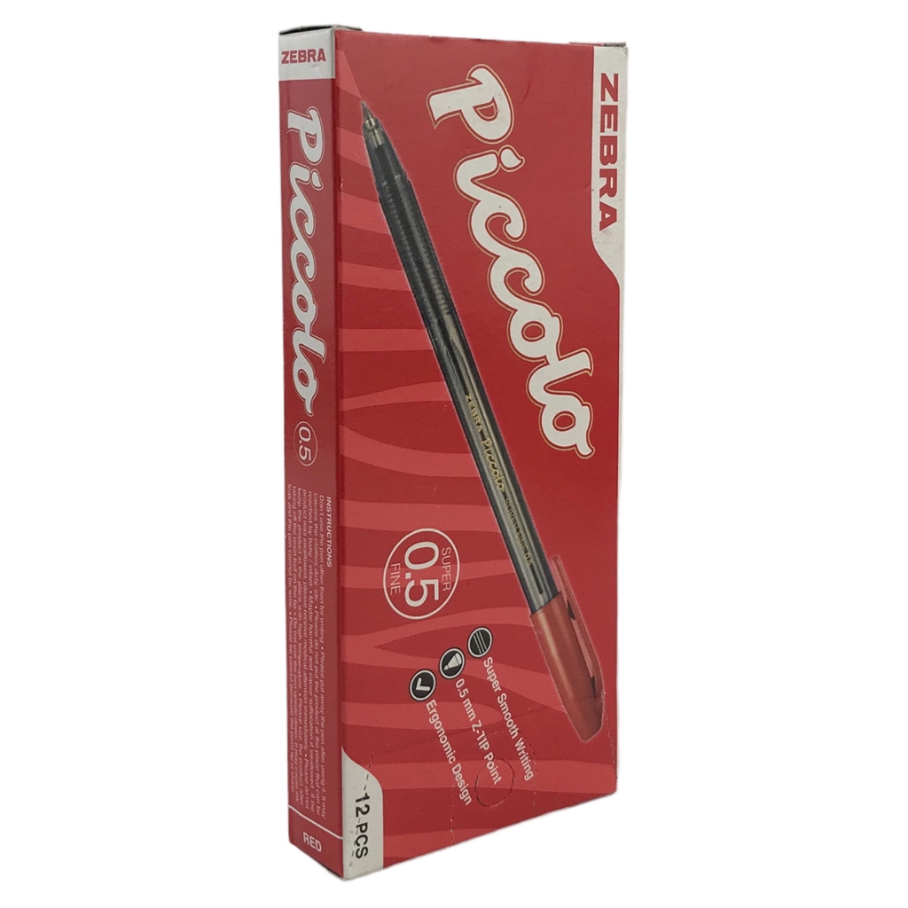 Bút bi Zebra Piccolo C-BAS37 0.5mm (12)