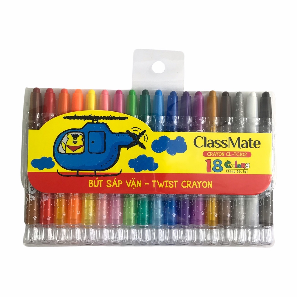 Bút sáp vặn Classmate CL-TC101 / CL-TC102 / CL-TC103