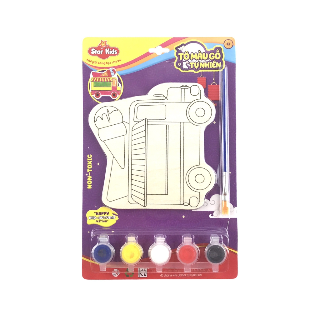 Gỗ tô màu Star Kids