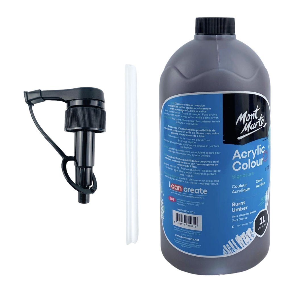 Màu nước Acrylic Mont Marte 1000ml (6)