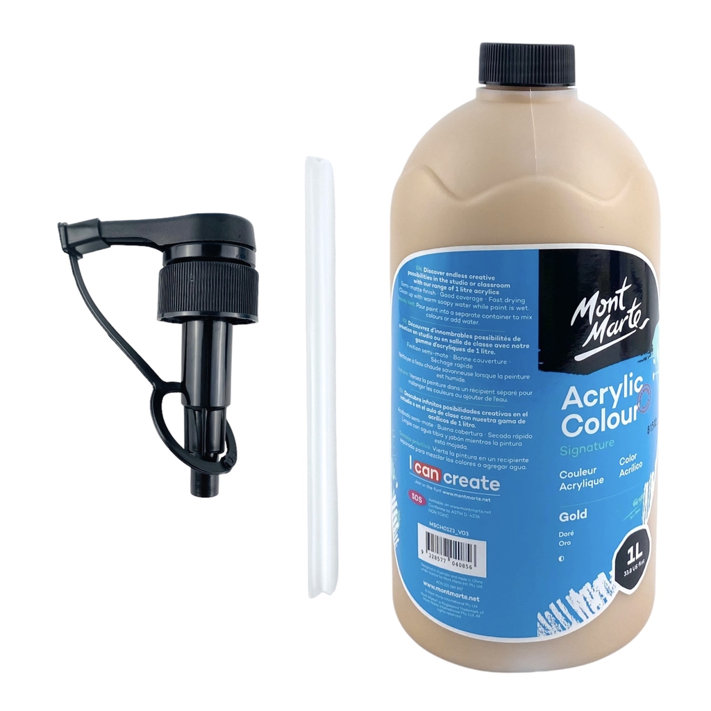 Màu nước Acrylic Mont Marte 1000ml (6)
