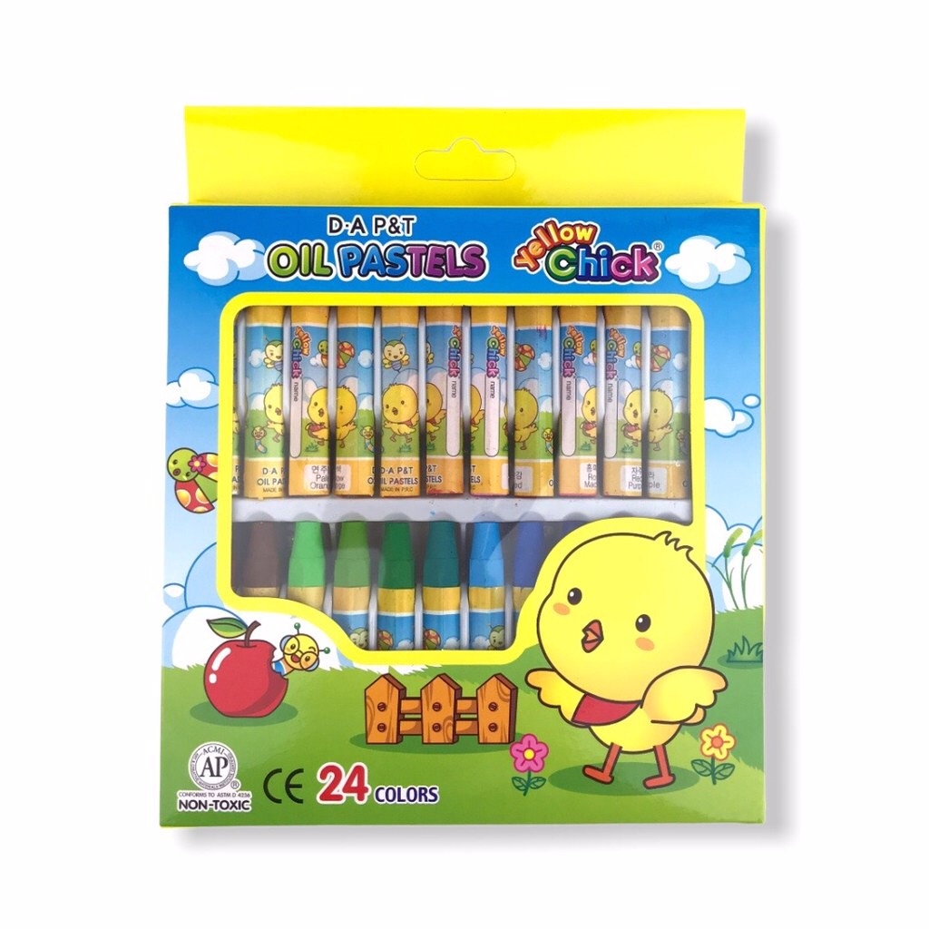 Bút sáp dầu D.A P&T 12 màu / 18 màu / 24 màu / 36 màu / 48 màu hộp giấy
