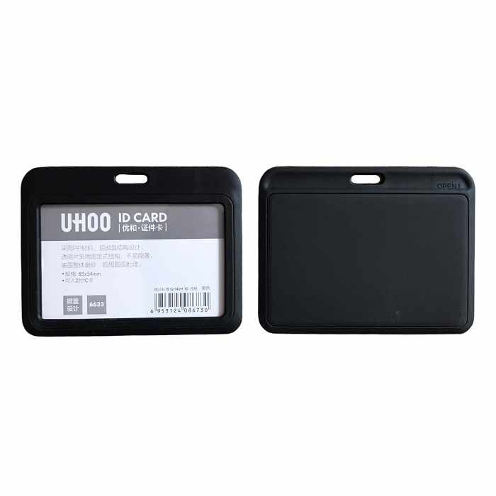 Bao đựng thẻ Uhoo 6633 8.5x5.4cm 1 mặt ngang vàng (6)