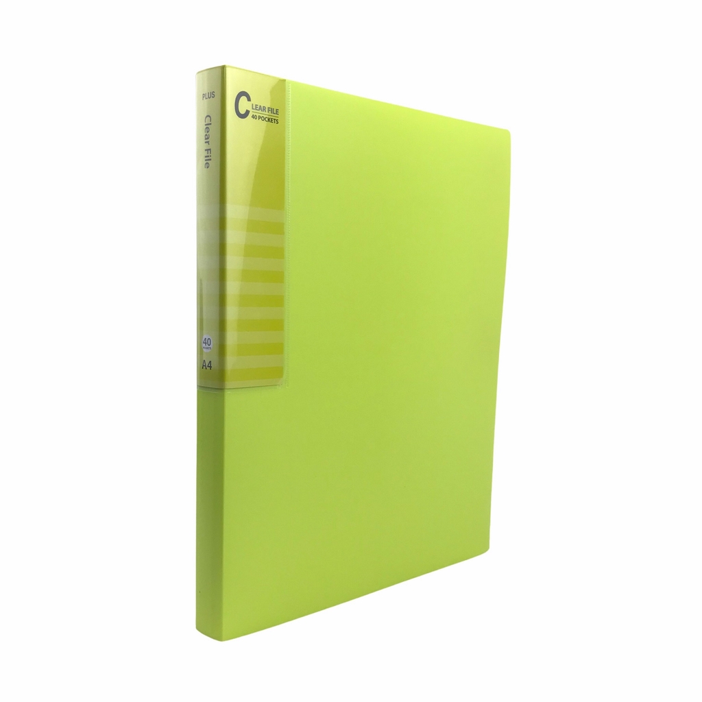 Bìa 40 lá nhựa Plus 82-V091 / 82-V092 / 82-V093 / 82-V094 / 82-V095 / 82-V096 (20)