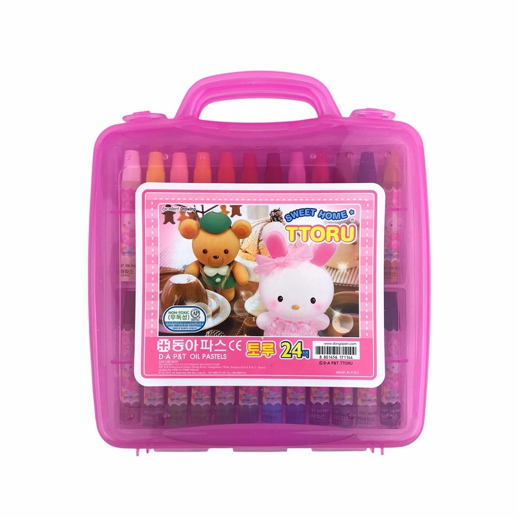 Bút sáp dầu D.A P&T Ttoru 12 màu / 18 màu / 24 màu / 36 màu