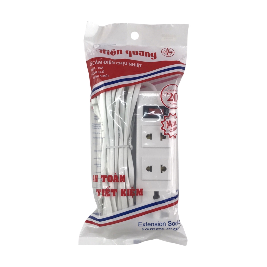 Ổ cắm điện ĐQ ĐQ 3 lỗ