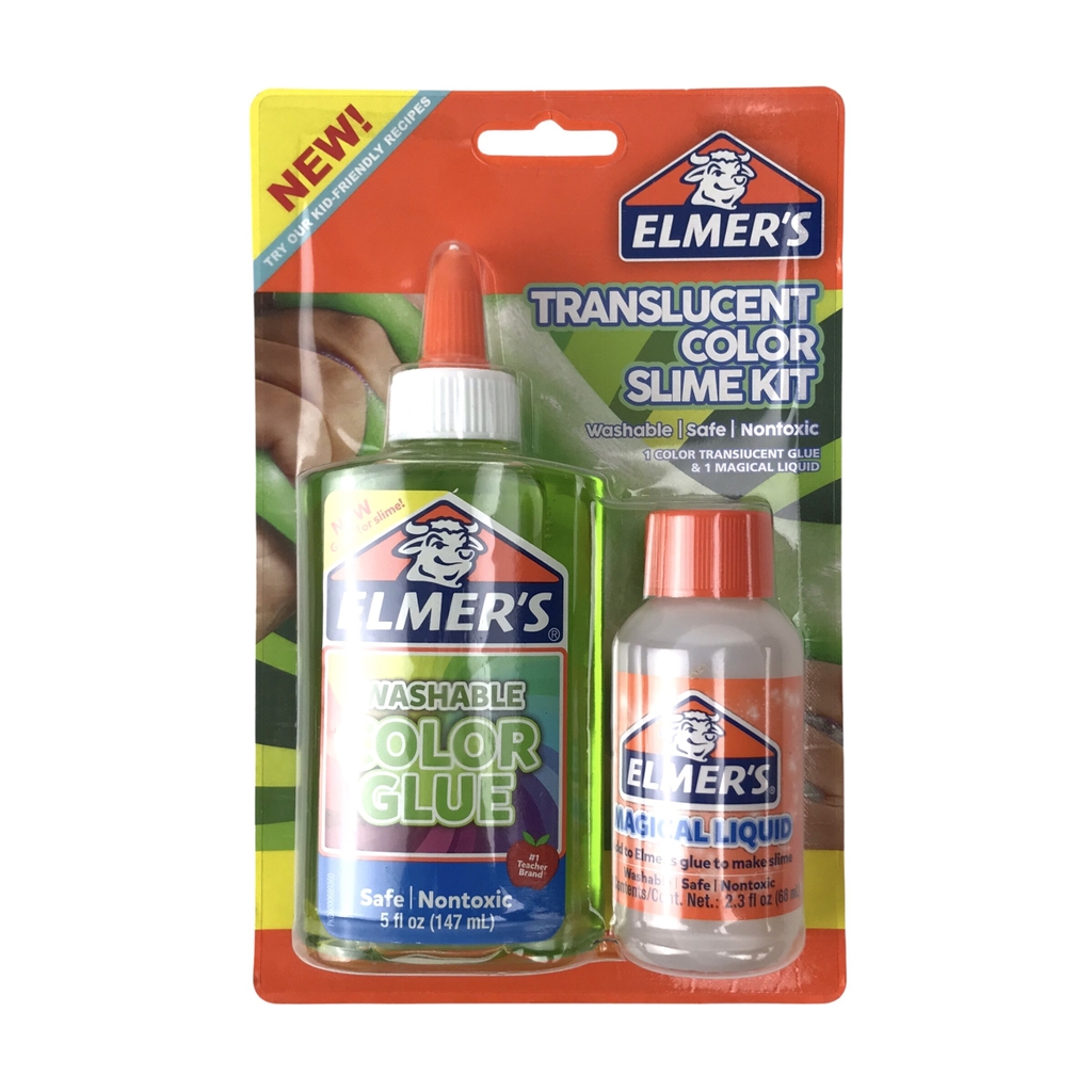 Bộ Dụng Cụ Làm Slime Elmer's Translucent Color Slime Kit