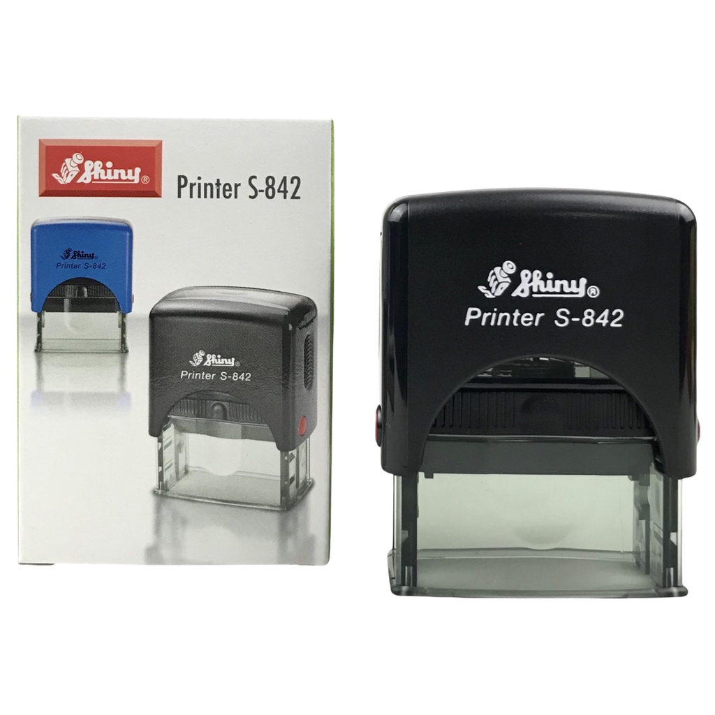 Dấu - Thẻ mực Shiny S842 38x14mm
