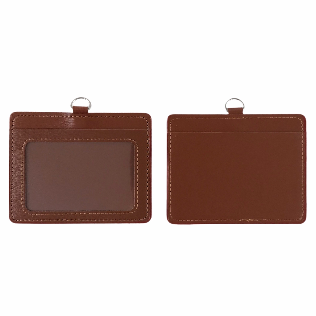Bao đựng thẻ da 8.5x5.5cm 2 ngăn ngang (25)