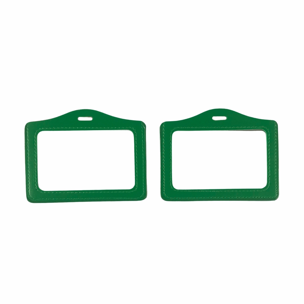 Bao đựng thẻ da 8.5x5.5cm 2 mặt kiếng ngang (50)