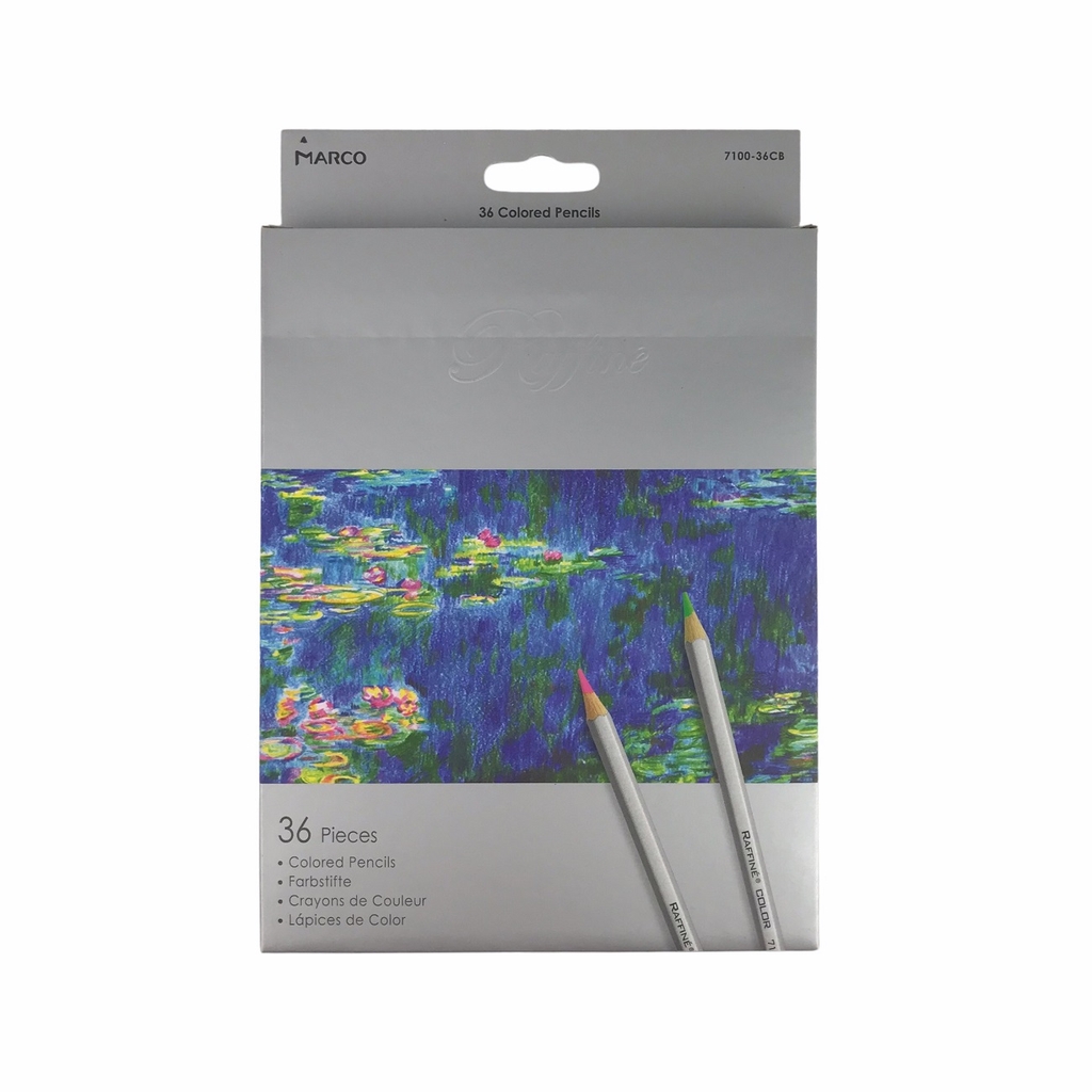 Bút chì màu Marco Raffine 7100-12CB / 7100-24CB / 7100-36CB hộp giấy