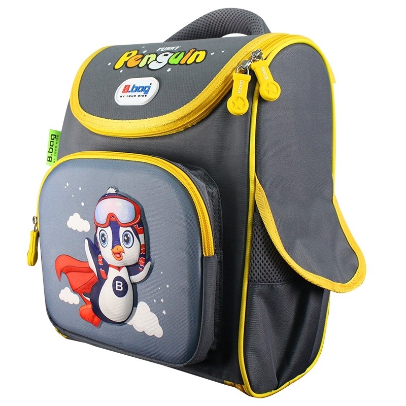 Balo chống gù B.bag Penguin B-12-105 xám