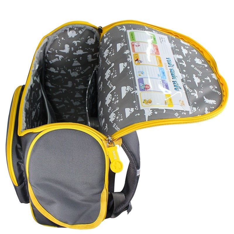 Balo chống gù B.bag Penguin B-12-105 xám