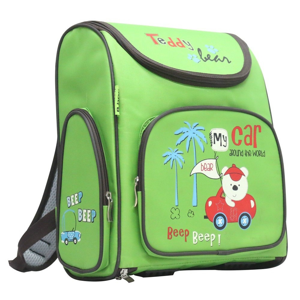 Balo chống gù B.bag Teddy Bear B-12-015 xanh lá