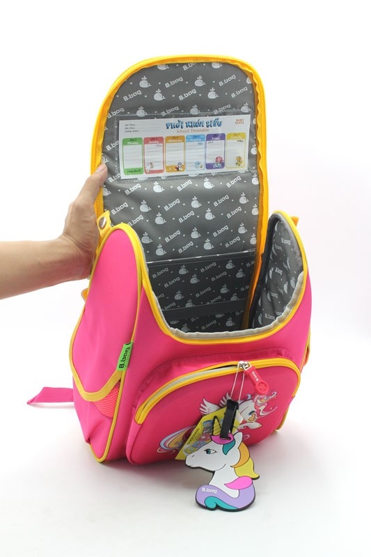 Balo chống gù B.bag Unicorn B-12-106 hồng