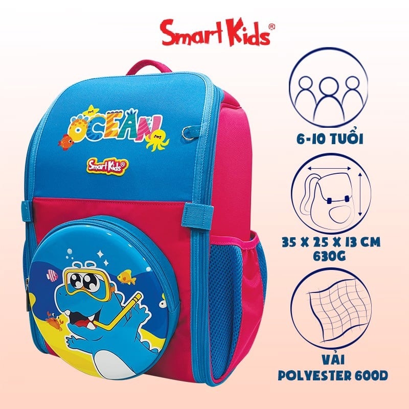 Balo chống gù Smart Kids Dino Discovery