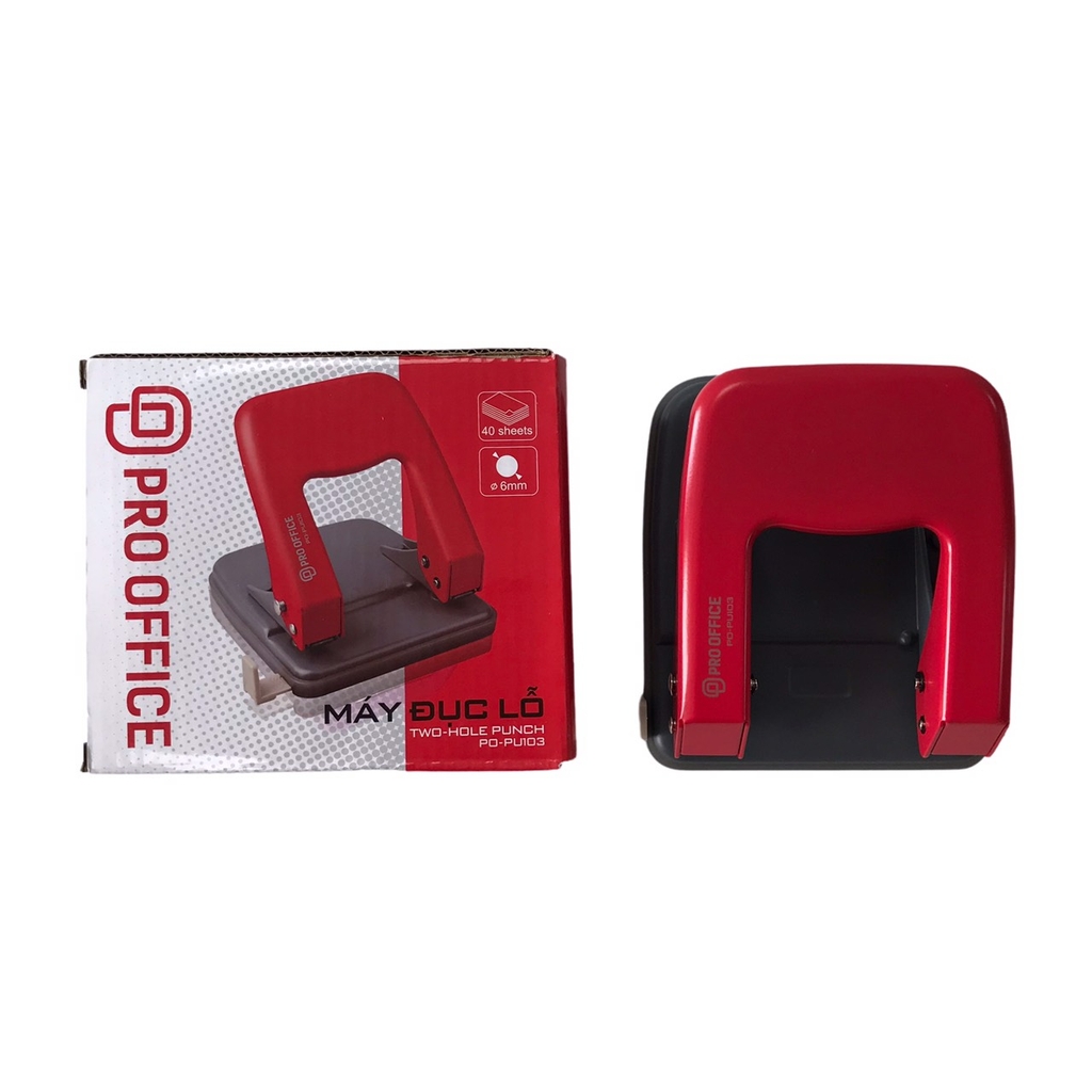 Bấm 2 lỗ Pro Office PO-PU103 40 tờ