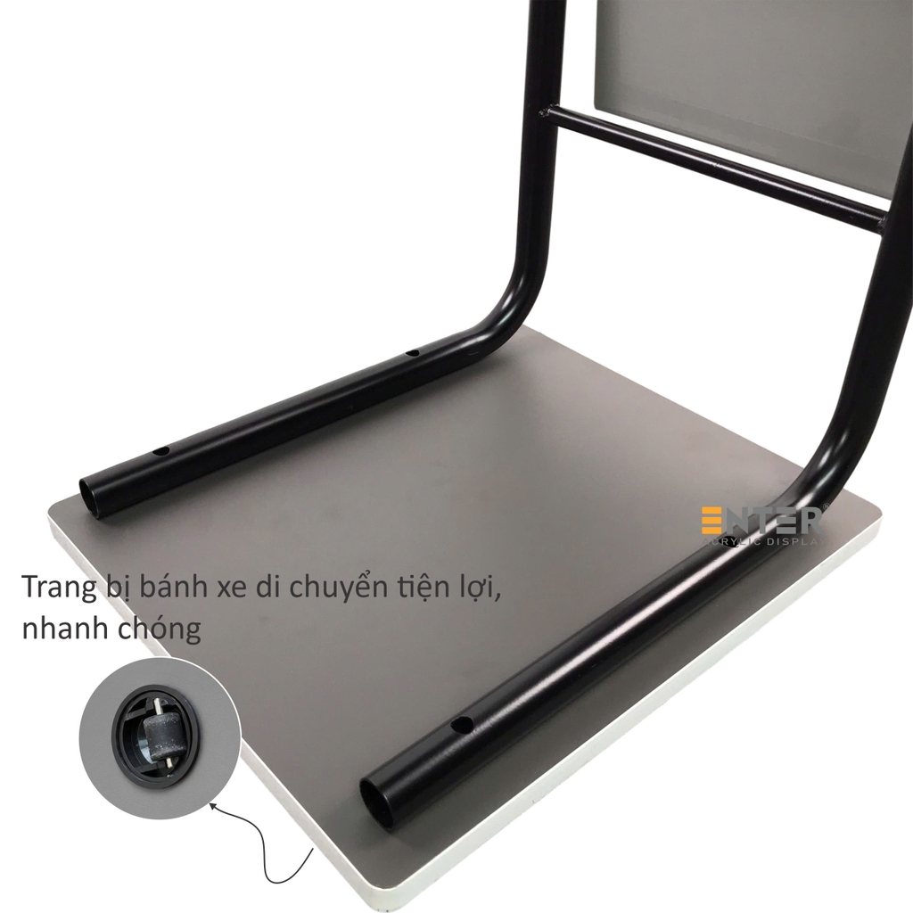 Bàn bên Enter BG109 40x34x71cm xám, bàn phụ sofa, bàn gỗ