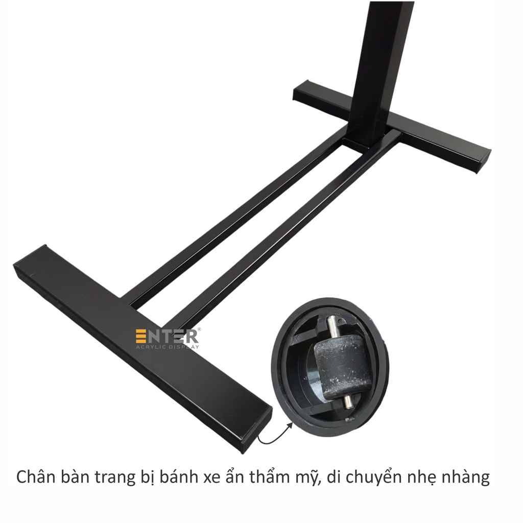 Bàn di động Enter BG110 70x40x71cm, Bàn nâng hạ đa năng, Bàn gỗ đa chức năng