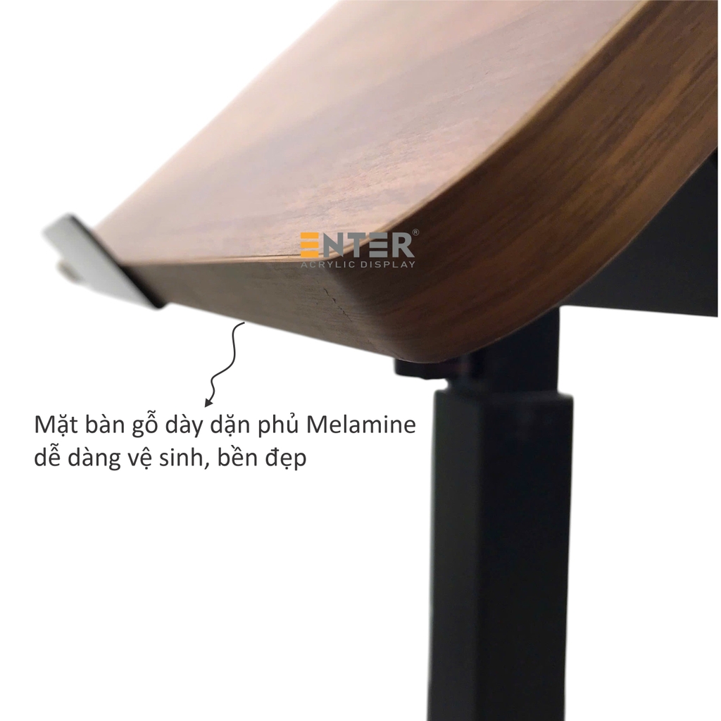 Bàn điện nâng hạ Enter BG111 60x40cm, Bàn gỗ đa chức năng, Bàn di động