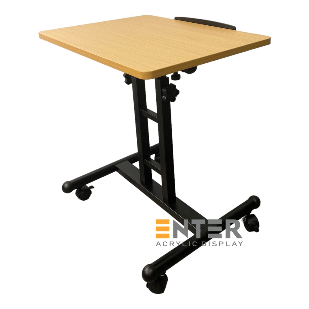 Bàn gỗ di động Enter BG103 60x40cm, Bàn nâng hạ đa năng, Bàn gỗ đa chức năng, Bàn gấp gọn thông minh