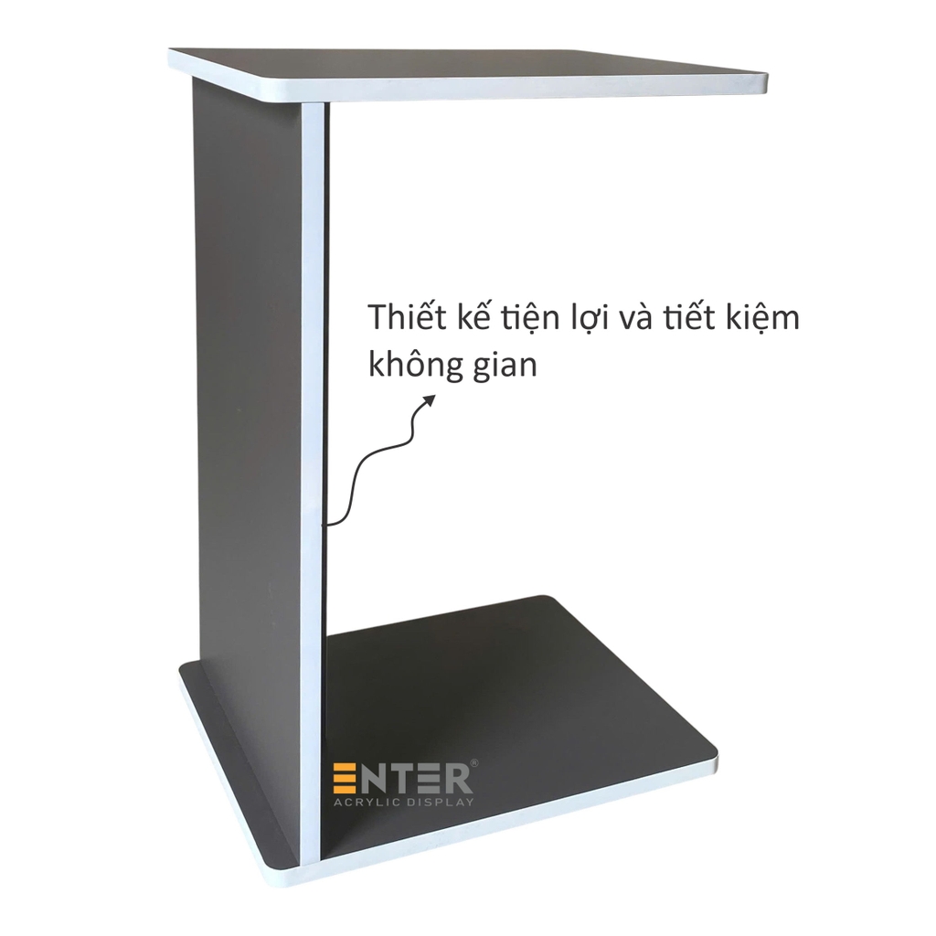 Bàn gỗ Enter BG108 44x34x66cm xám, bàn phụ sofa, bàn gỗ