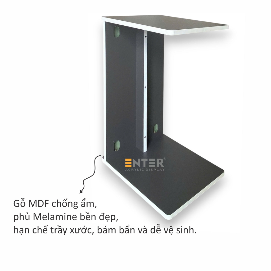 Bàn gỗ Enter BG108 44x34x66cm xám, bàn phụ sofa, bàn gỗ