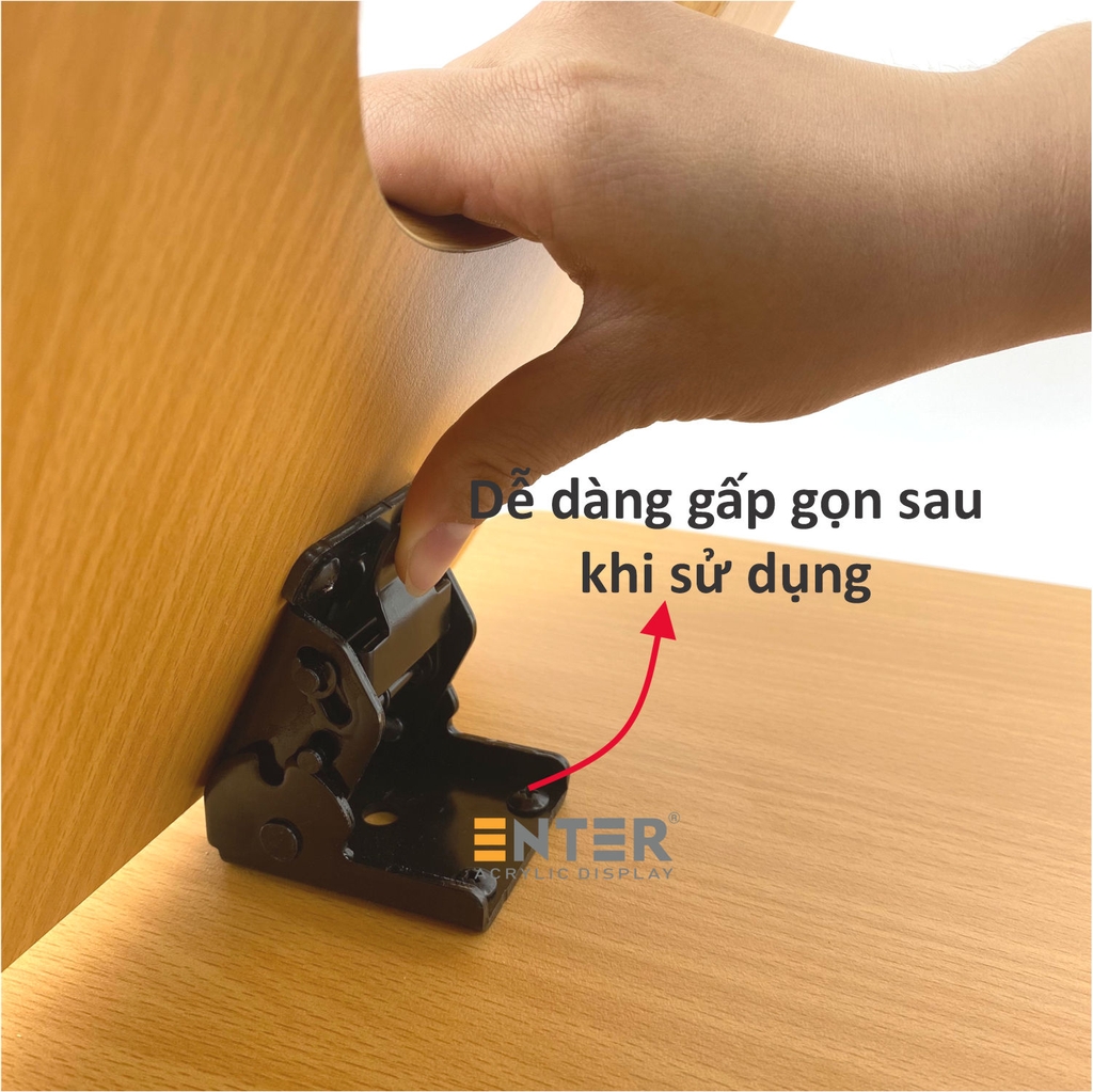 Bàn gỗ xếp Enter BG101 60x40x28cm, Bàn học gấp gọn, Bàn bệt tiện lợi, Bàn trà xếp gọn
