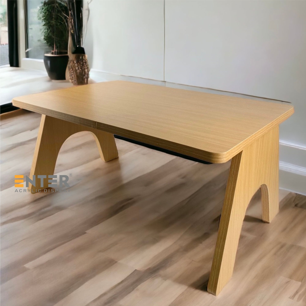 Bàn gỗ xếp Enter BG101 60x40x28cm, Bàn học gấp gọn, Bàn bệt tiện lợi, Bàn trà xếp gọn