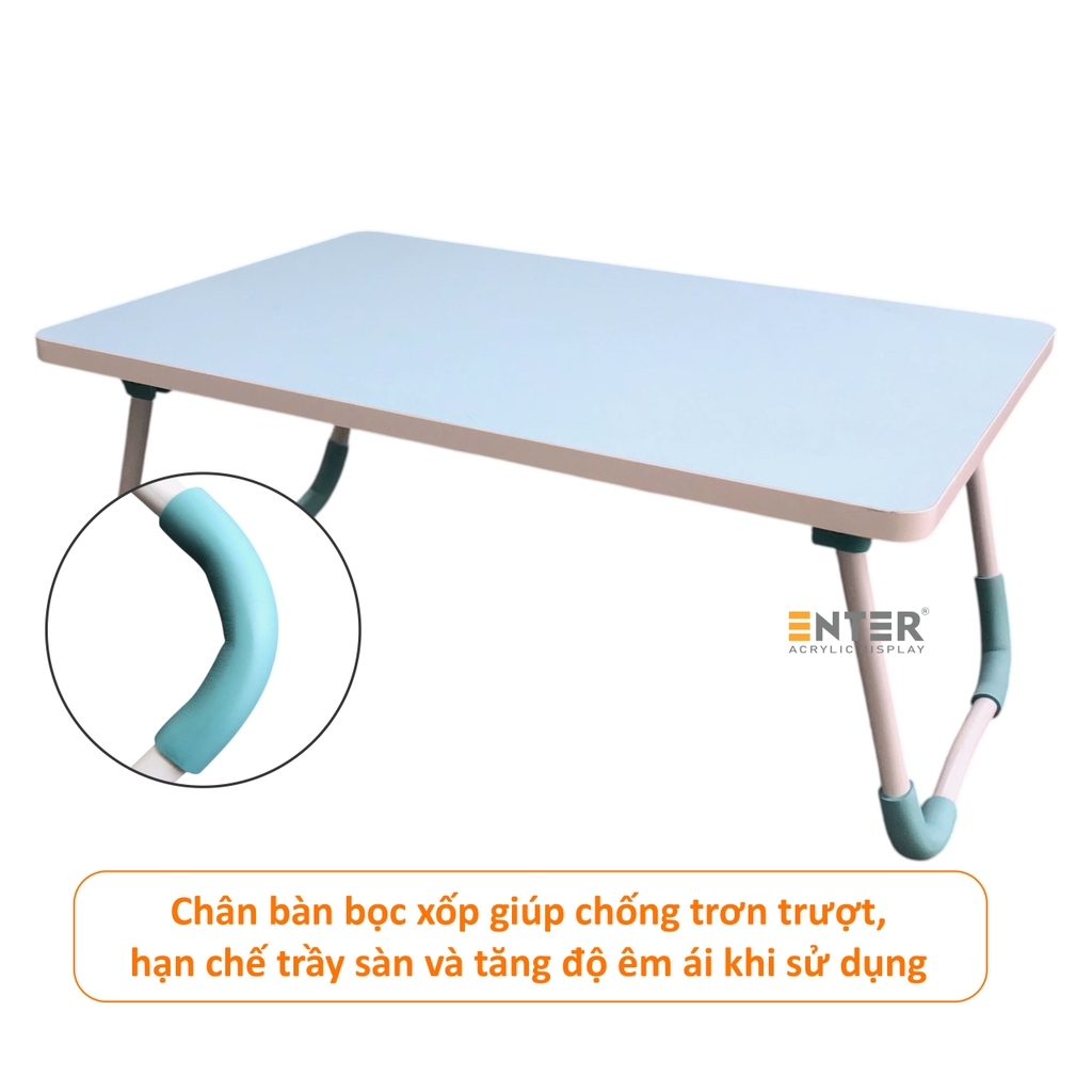 Bàn gỗ xếp Enter BG114 60x40x26cm, Bàn gấp gọn, Bàn xếp