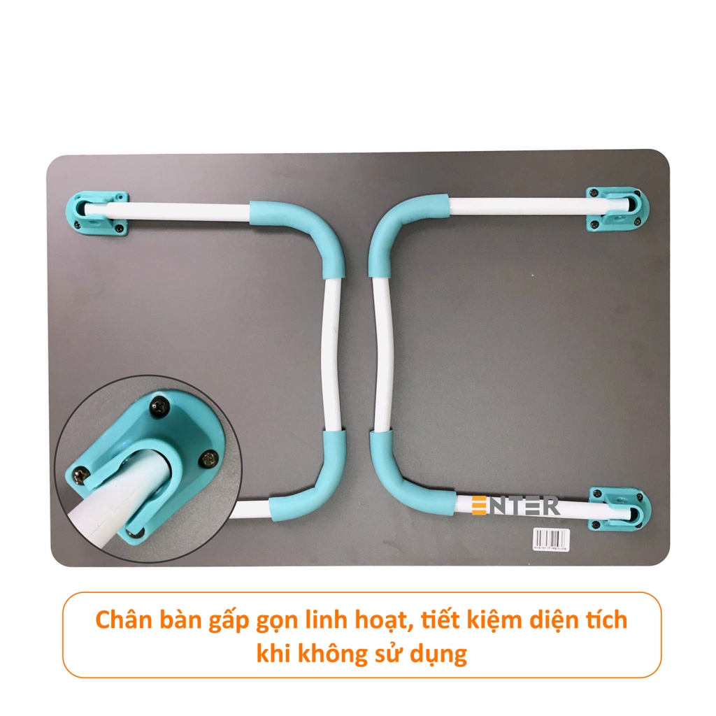 Bàn gỗ xếp Enter BG114 60x40x26cm, Bàn gấp gọn, Bàn xếp