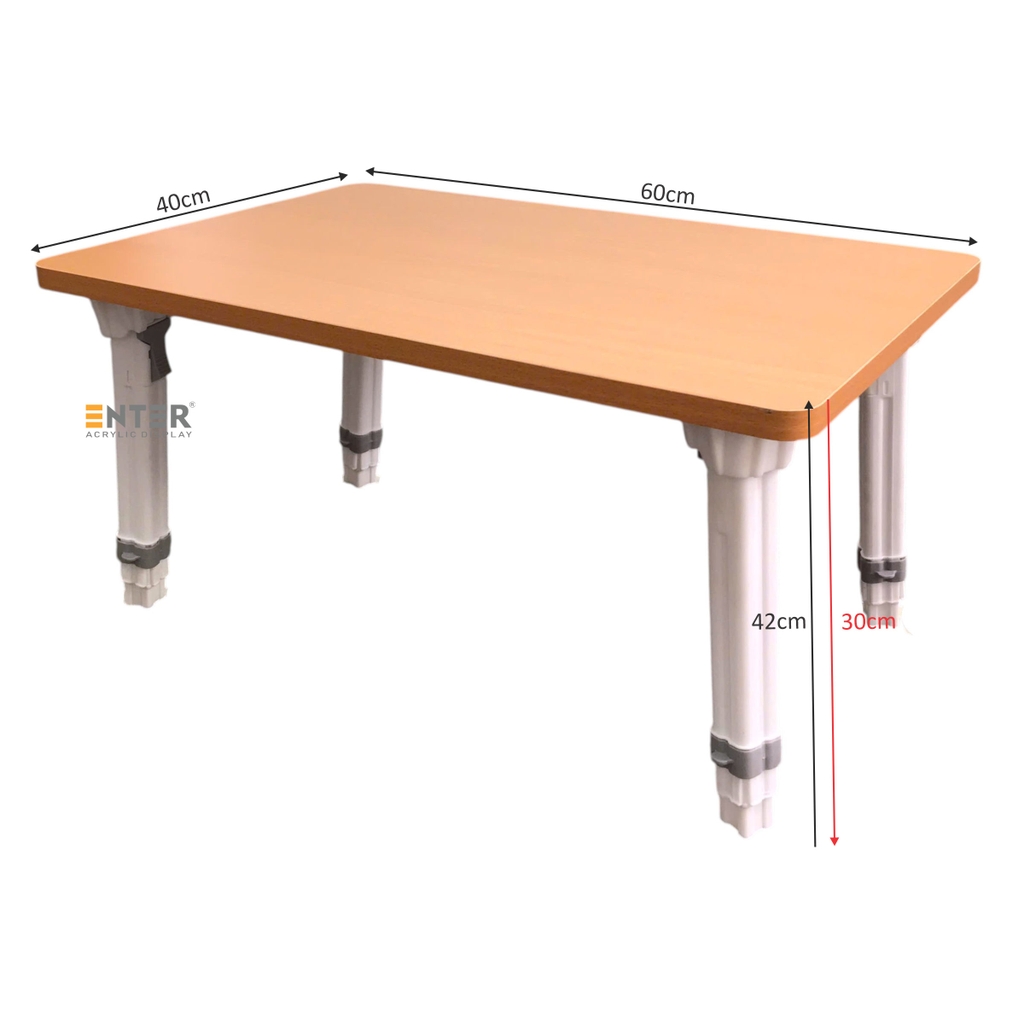 Bàn gỗ xếp Enter BG116 60x40x42cm, Bàn gấp gọn, Bàn xếp