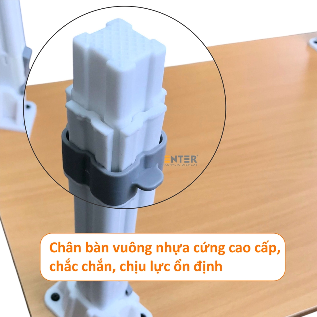 Bàn gỗ xếp Enter BG116 60x40x42cm, Bàn gấp gọn, Bàn xếp