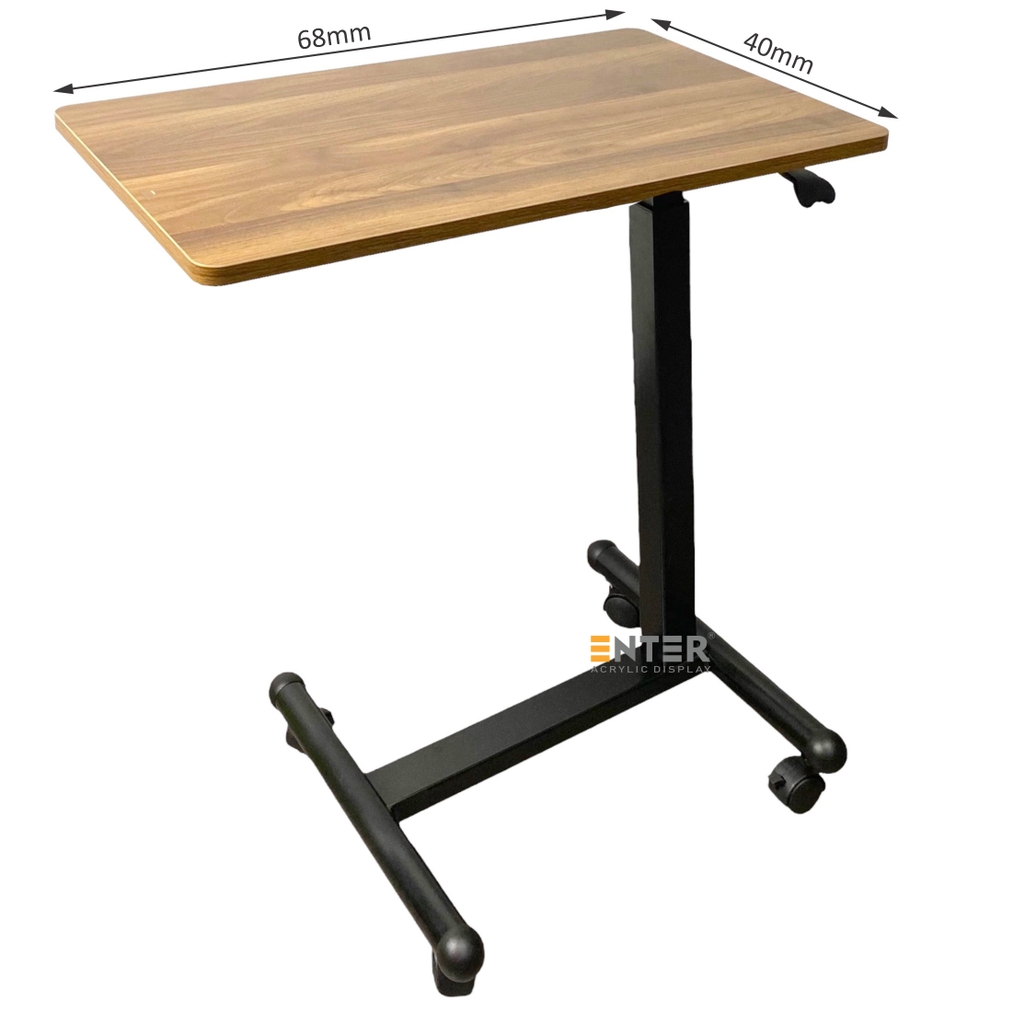 Bàn nâng hạ di động Enter BG104 68x40cm có lò xo khí, Bàn nâng hạ đa năng, Bàn gỗ đa chức năng