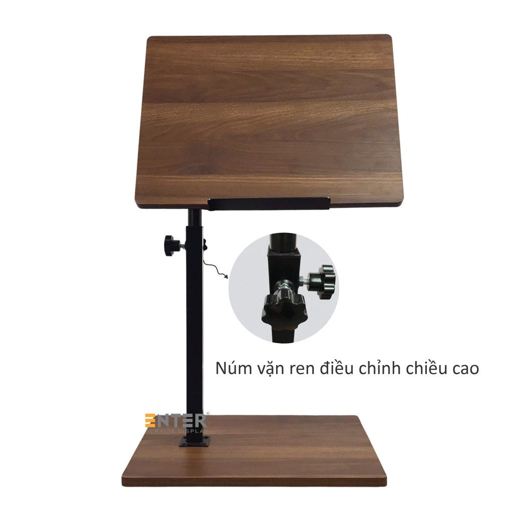 Bàn nâng hạ di động Enter BG112 44x34x66cm, Bàn gỗ đa chức năng, Bàn di động