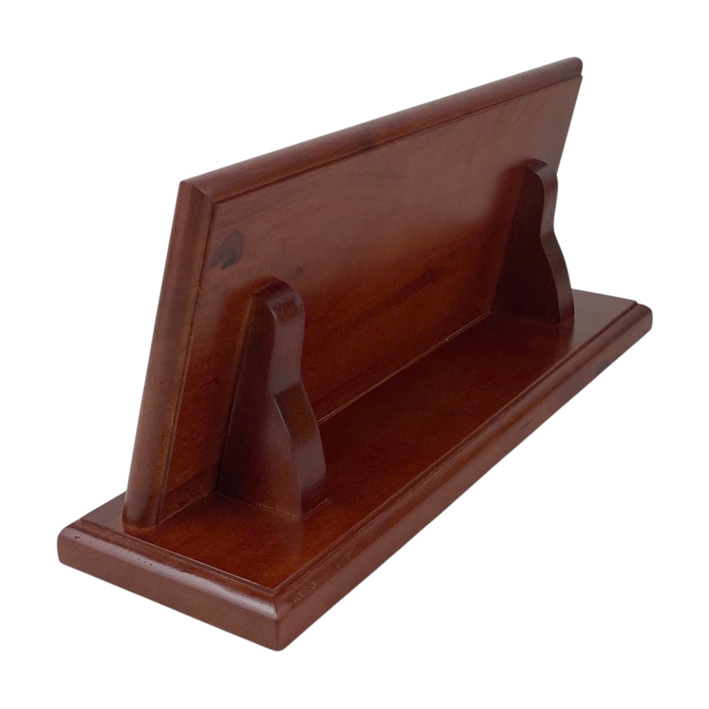 Bảng chức danh đế gỗ ghép DG06 320x100mm thân 300x135mm