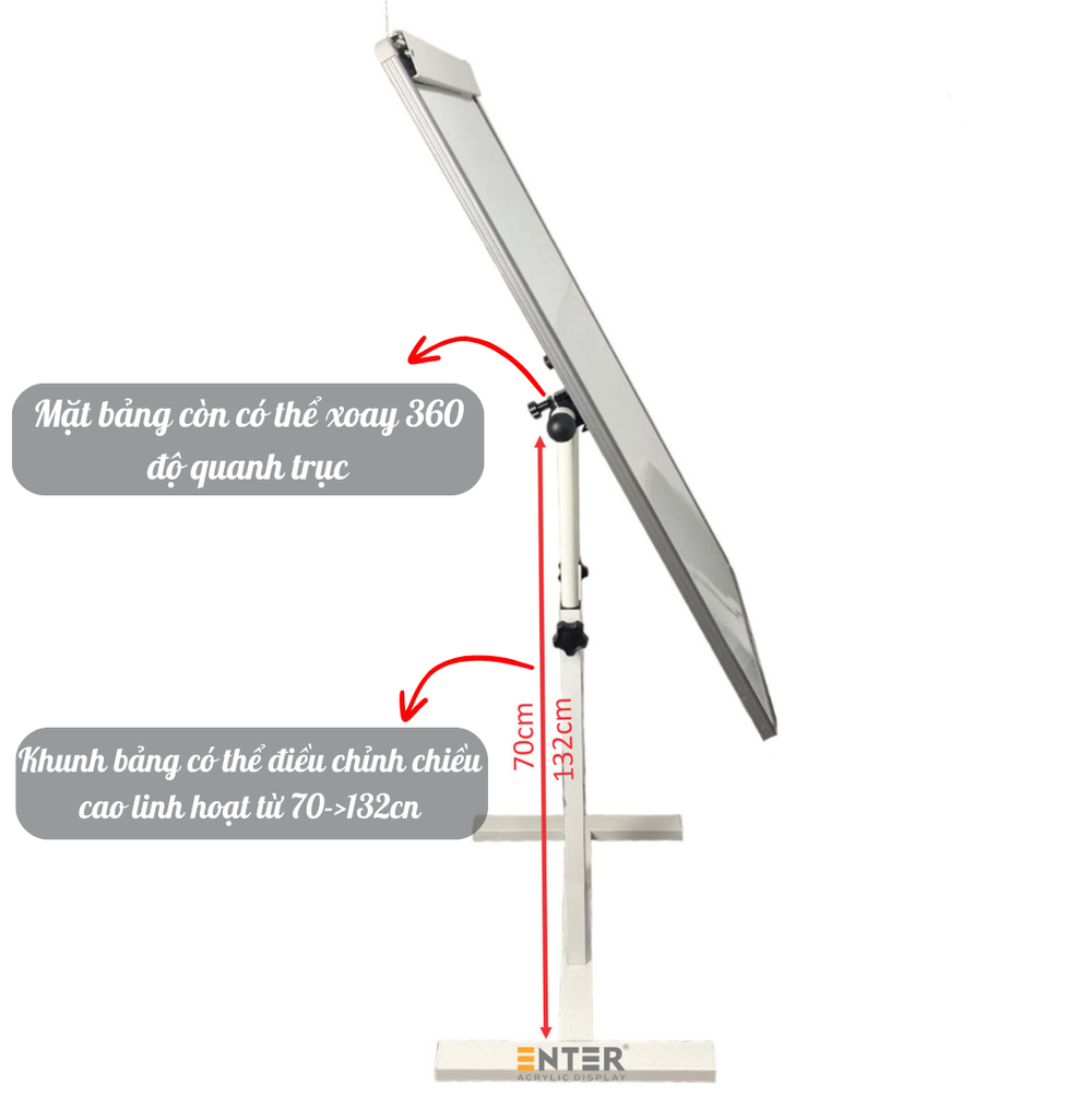 Bảng Flipchart Enter KT302 60x100cm