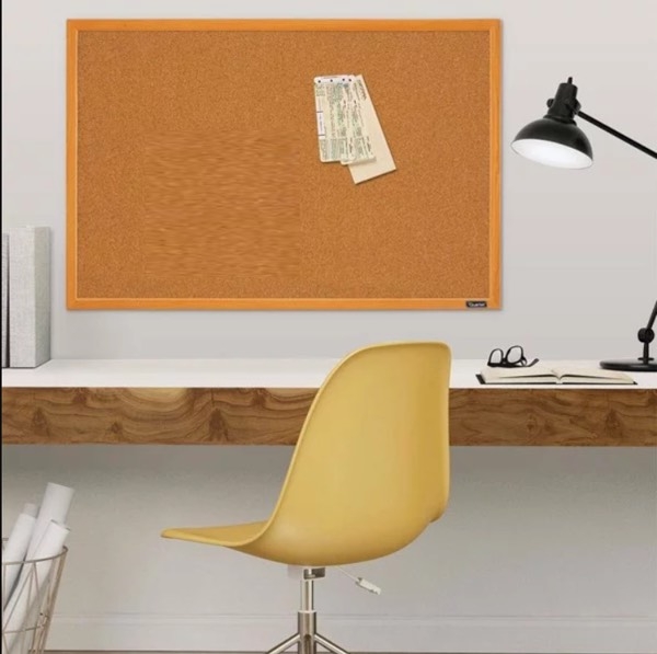 Bảng ghim bần TH HY35-380342Q / HY85351 / HY85352 khung gỗ tự nhiên