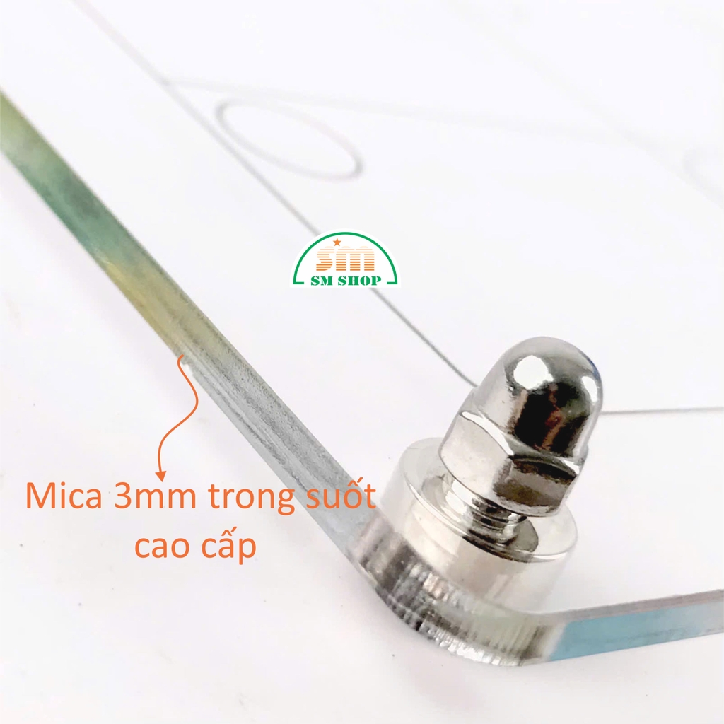 Bảng kế hoạch tháng/tuần 42x29.7cm mica 3mm in uv gắn nam châm A3