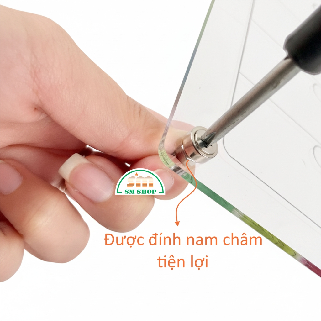 Bảng kế hoạch tháng/tuần 42x29.7cm mica 3mm in uv gắn nam châm A3