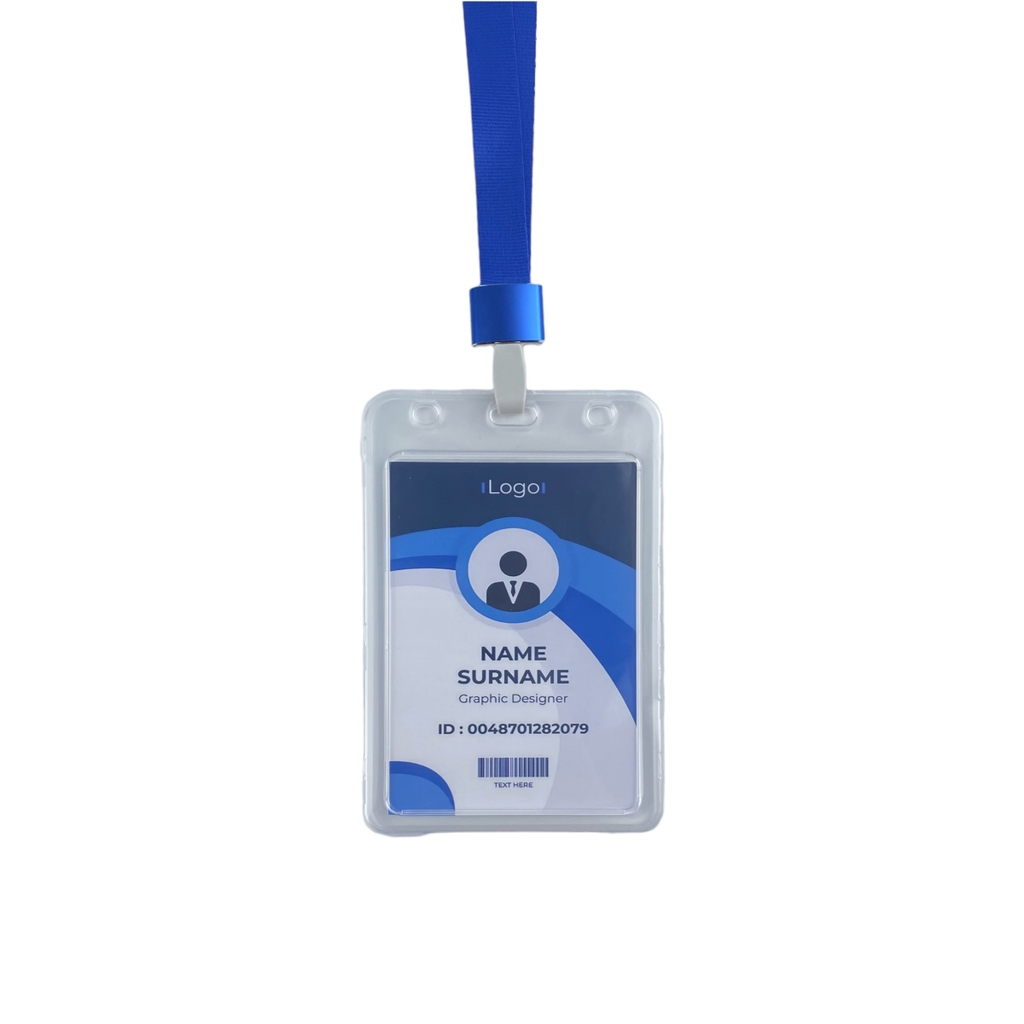 Bao đựng thẻ nhựa trong C-114V 7.4x10.5cm 2 mặt đứng trắng (5)