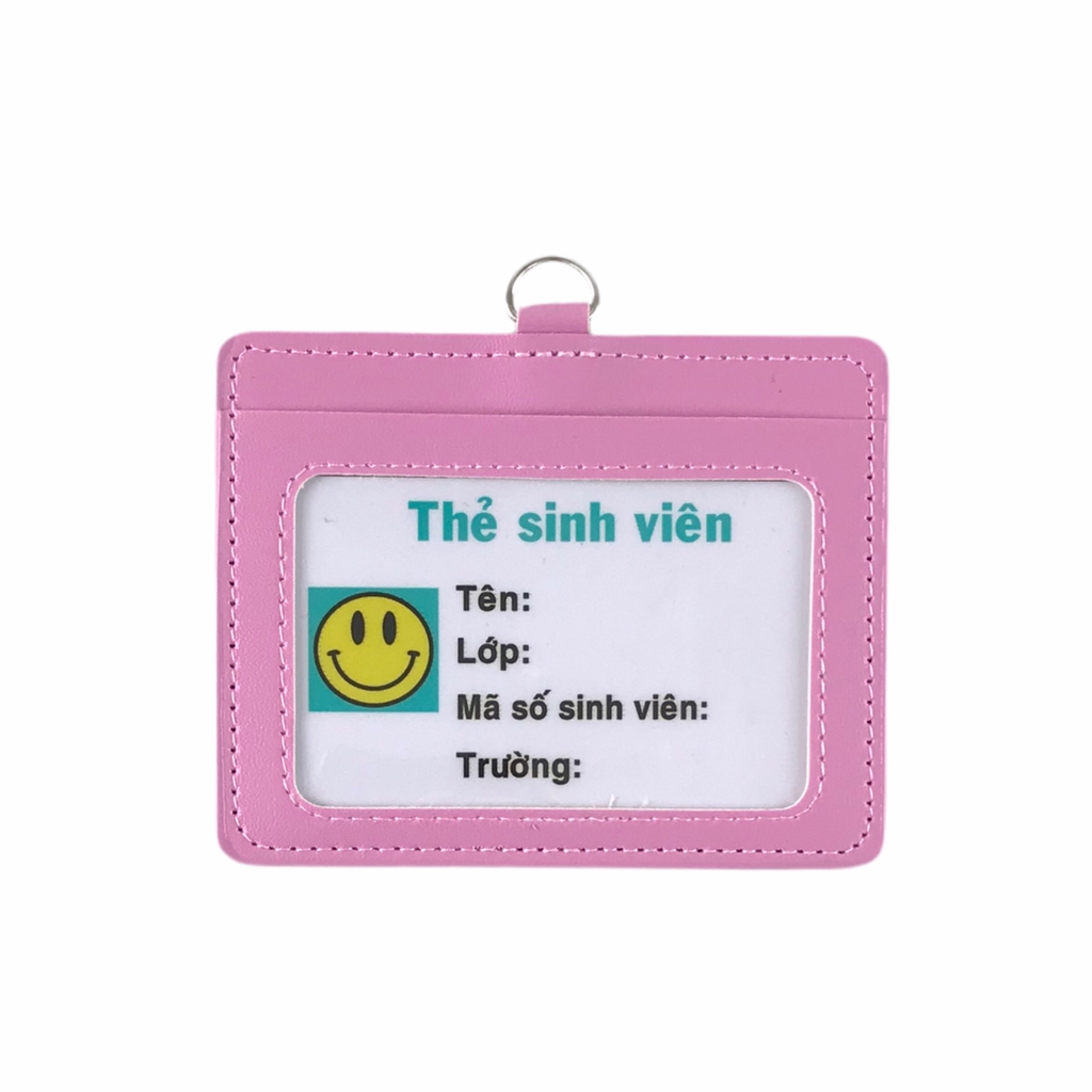 Bao đựng thẻ da 8.5x5.5cm 2 ngăn ngang (25)
