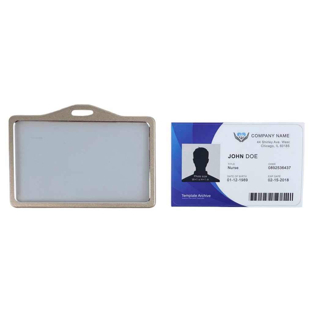 Bao đựng thẻ nhôm HCX4 8.4x5.2cm 2 mặt ngang (20,25)