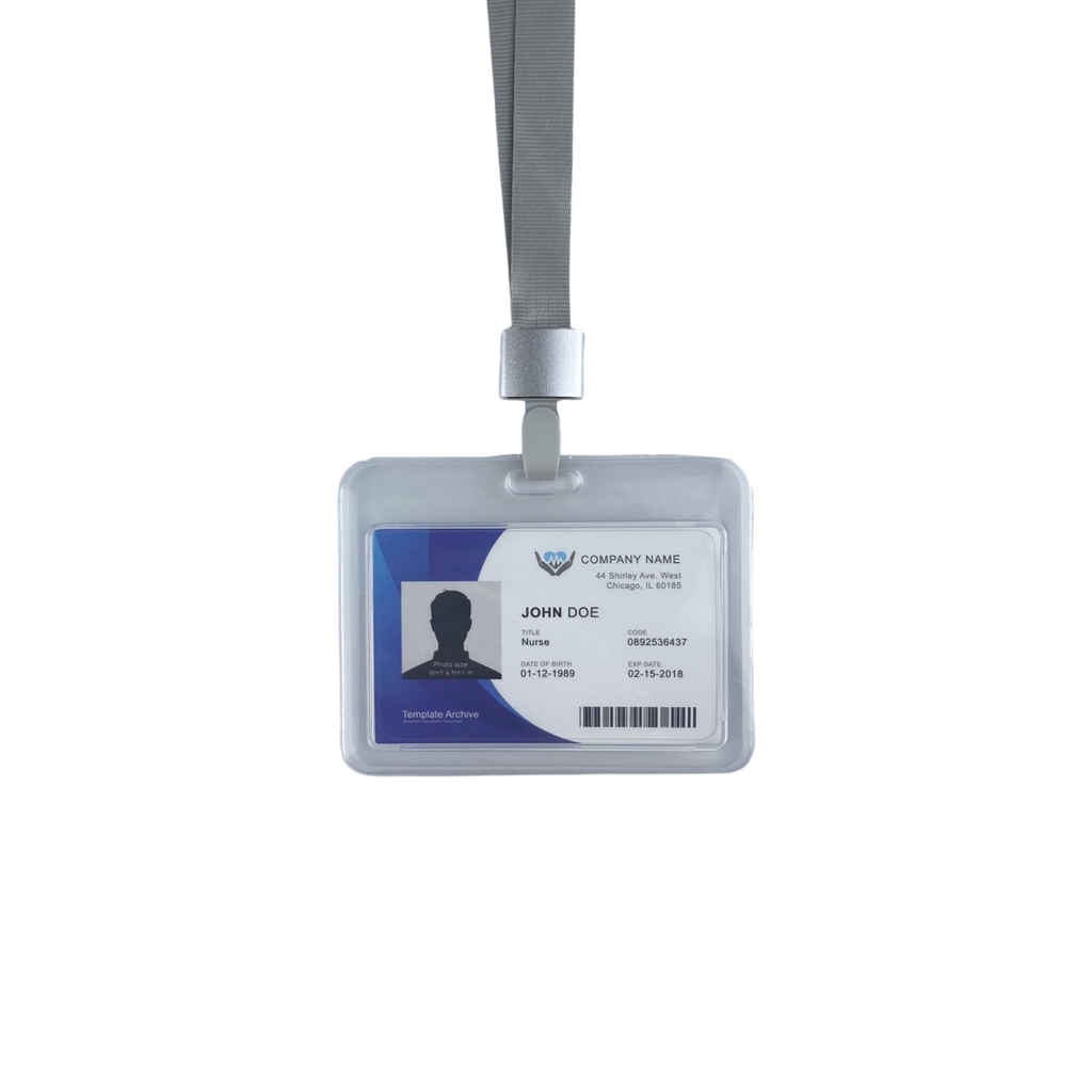 Bao đựng thẻ nhựa trong C-113H 8.5x5.4cm 2 mặt ngang trắng (5)